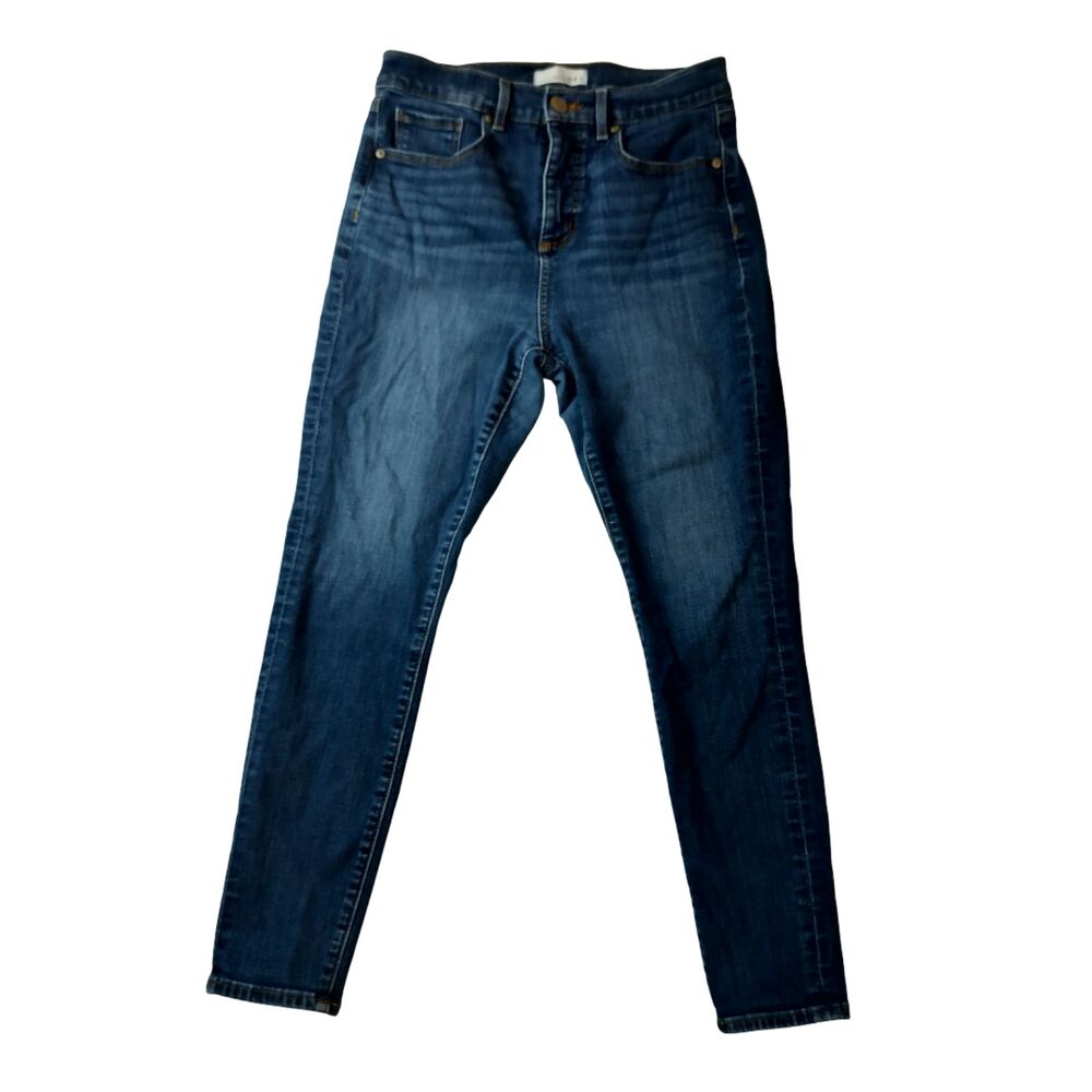 Women's LOFT High Waist Skinny Ankle Jeans. Size 8. 29"
